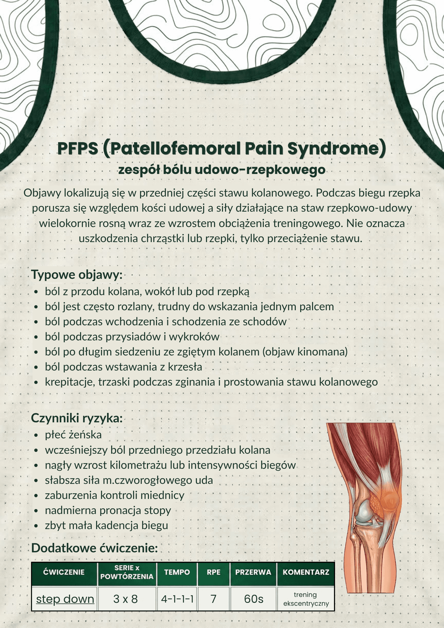Przykładowa strona — PFPS, zespół bólu udowo-rzepkowego